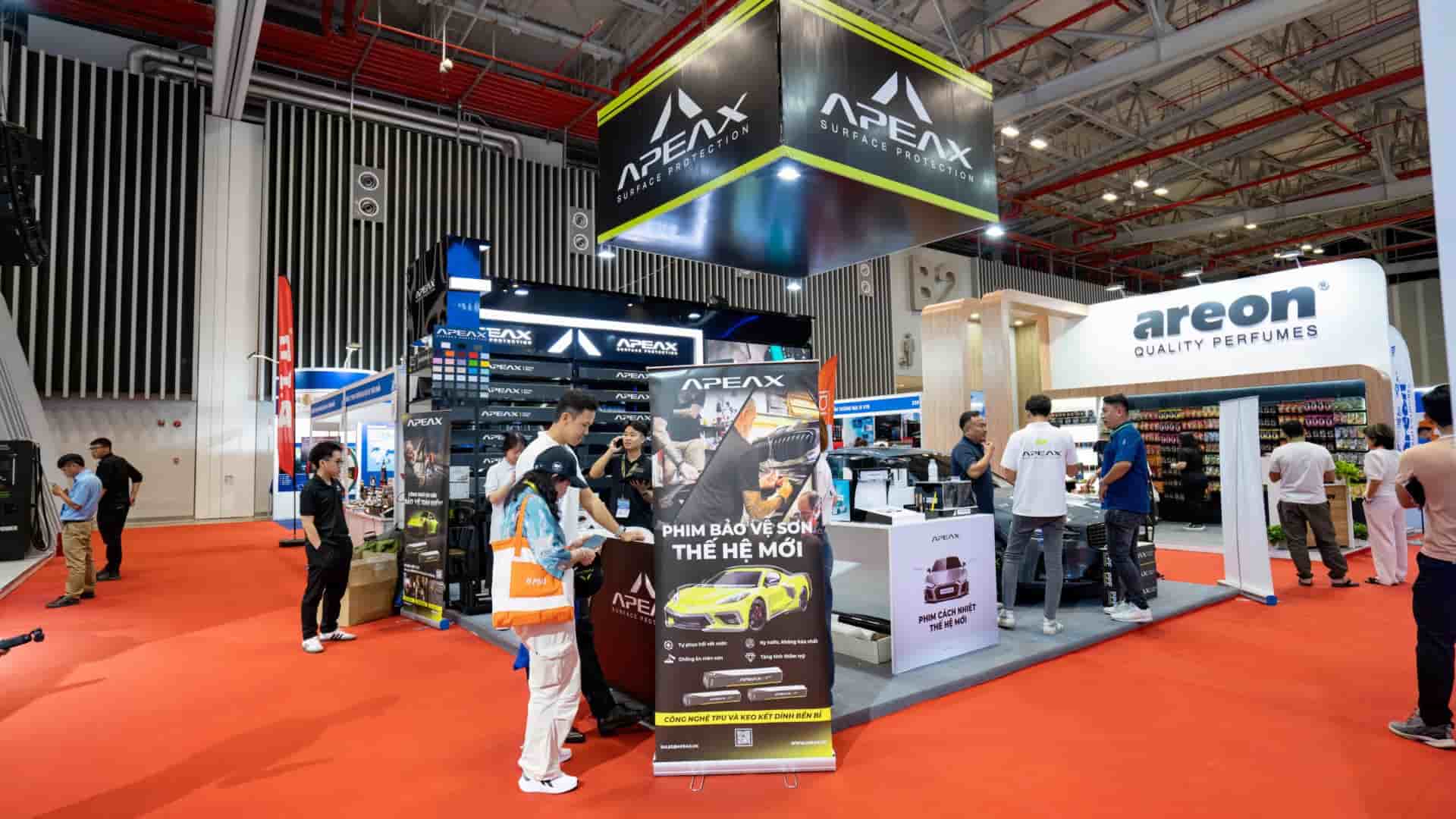 Gian hàng Apeax tại triển lãm Vietnam Motor Show 2024.