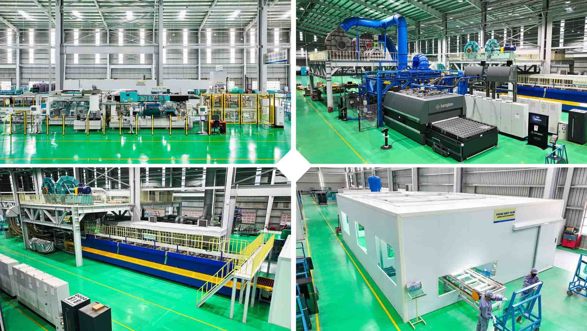Nhà máy sản xuất kính xe THACO
