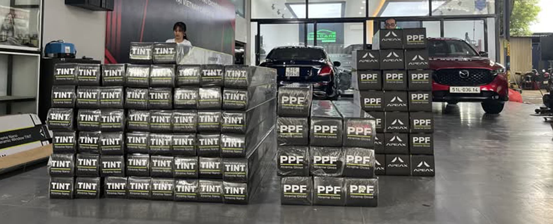 Phim cách nhiệt APEAX nhập khẩu nguyên kiện từ Mỹ.