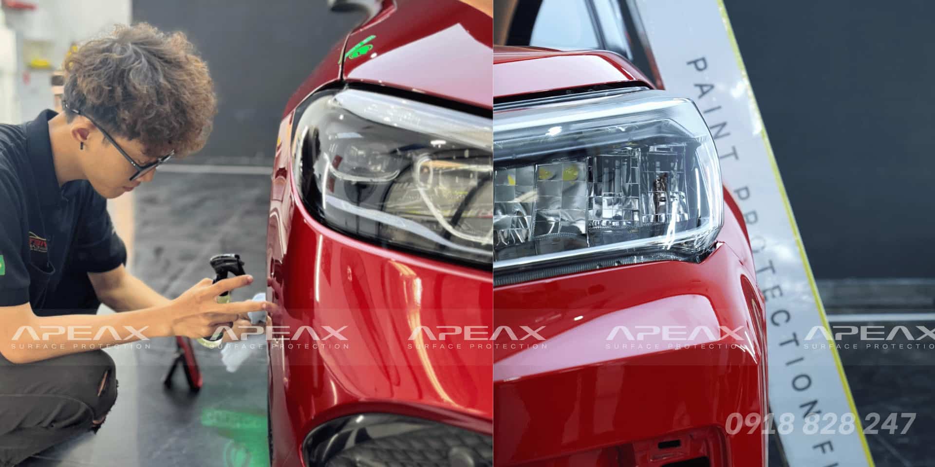 Dán PPF đèn pha có phí tiền không? PPF dễ bị lột, tróc hay rách không?