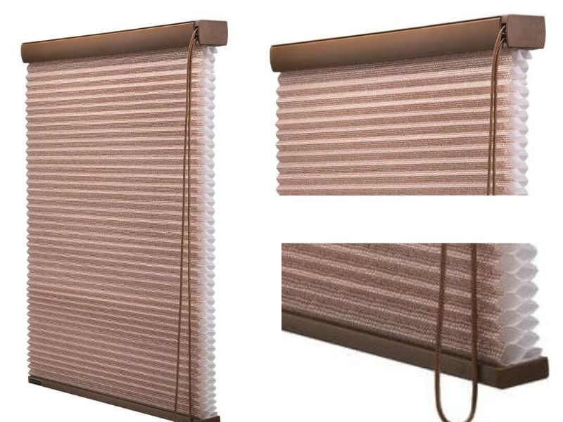 Rèm cửa tổ ong cách nhiệt tốt.