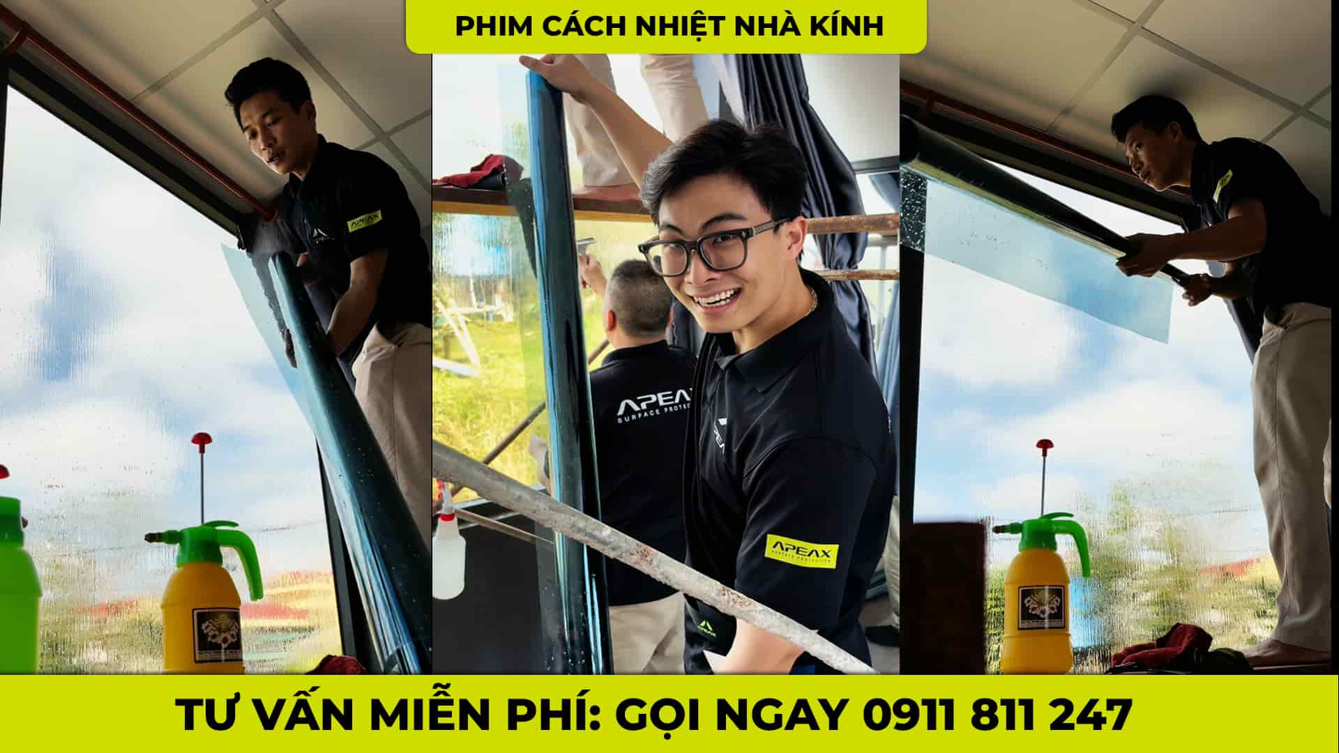 Apeax Việt Nam là đơn vị thi công phim cách nhiệt nhà kính Apeax độc quyền tại TP HCM. 
Gọi ngay 0911 811 247 để được báo giá tốt nhất.