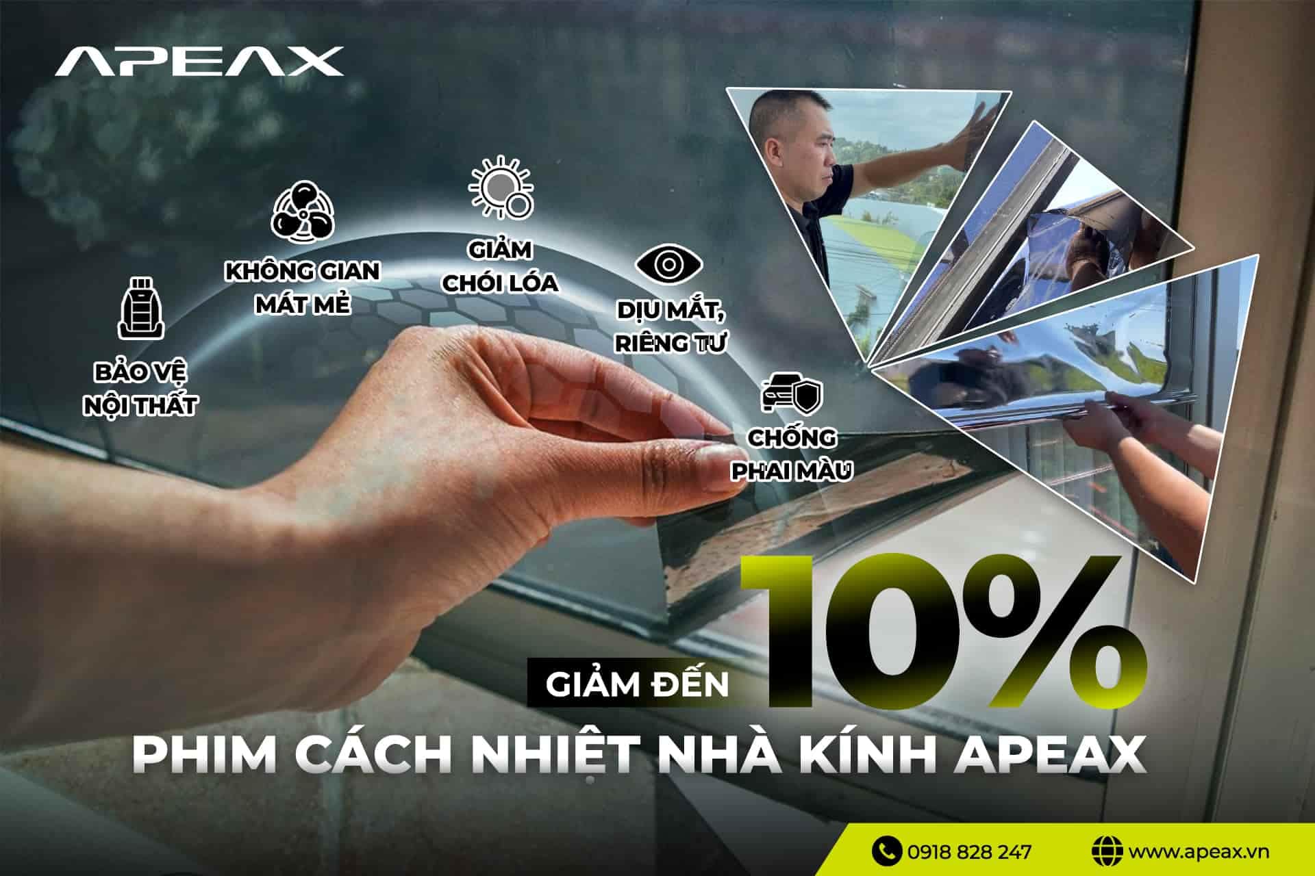 Thi công dán film cách nhiệt nhà ở căn hộ HCM: Tận nơi, không phí phát sinh bởi Apeax