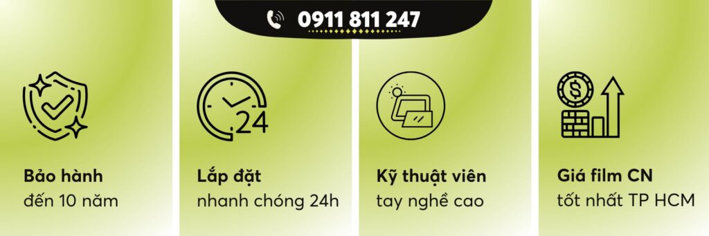 Cam kết thi công đúng tiến độ, đúng sản phẩm, chất lượng cao. Bảo hành 1:1 nếu có lỗi thi công hoặc lỗi sản phẩm.